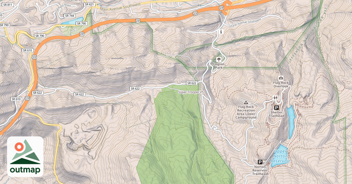 Map of Super Trooper