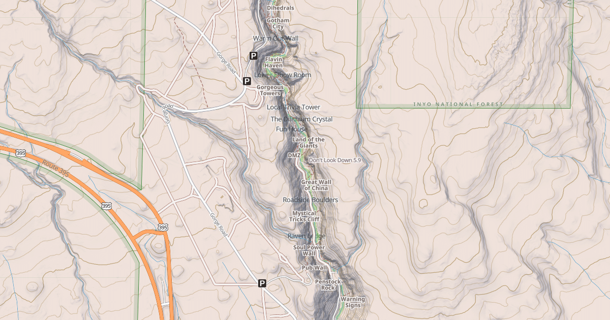 Map preview of Don't Look Down