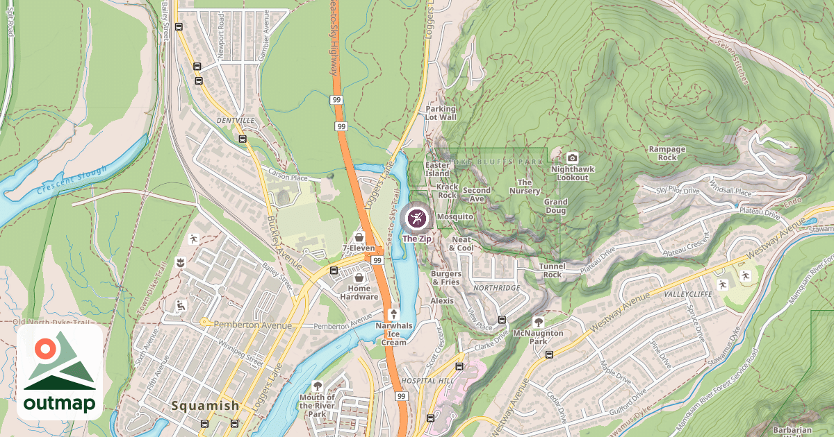Map of The Zip