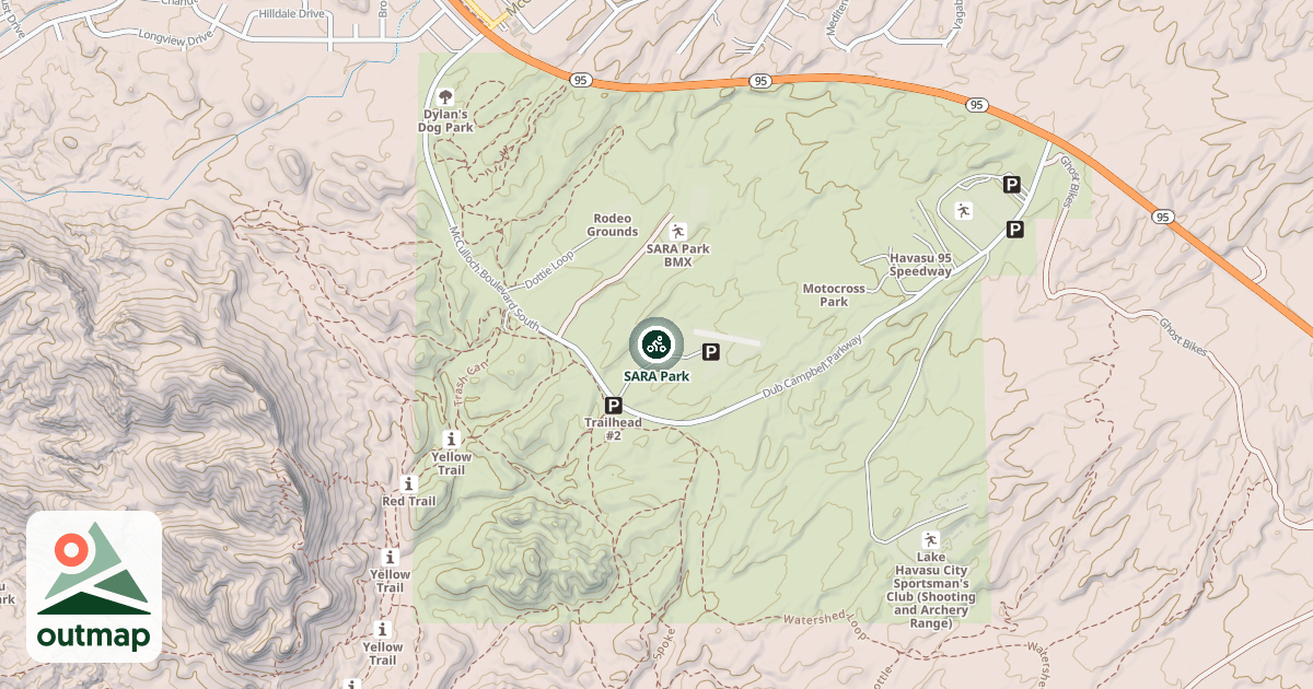 Map of SARA Park
