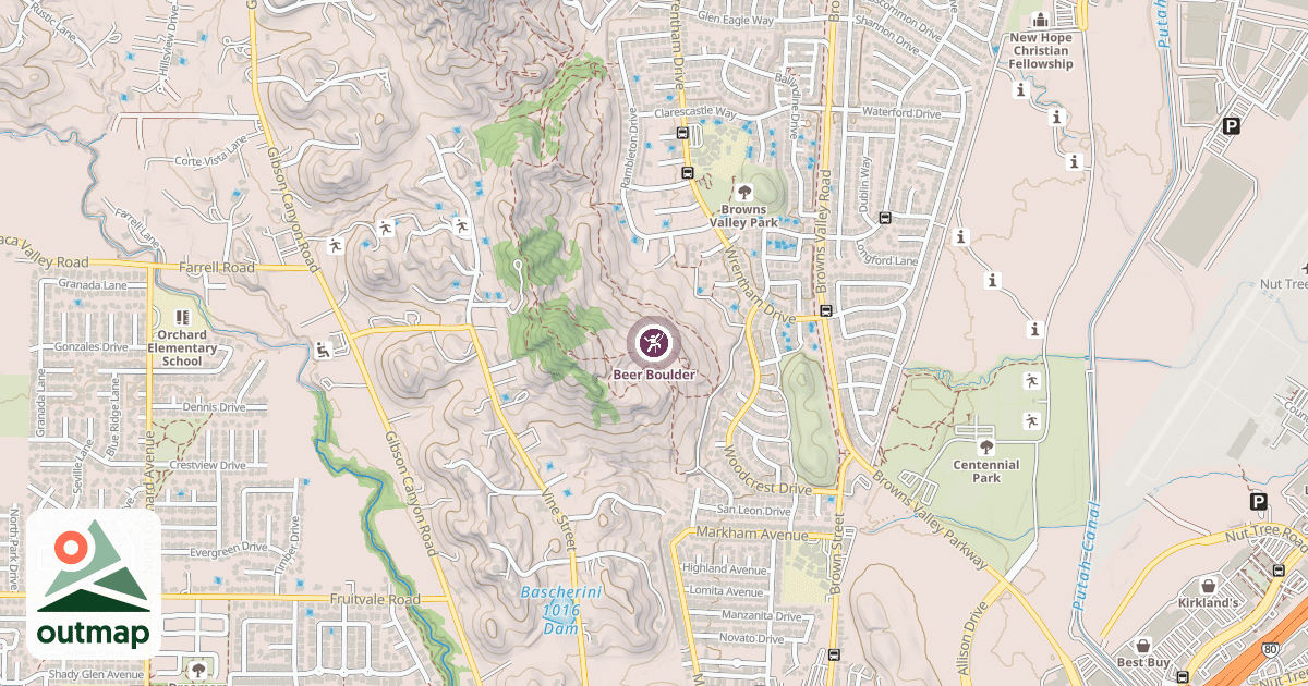 Map of Beer Boulder