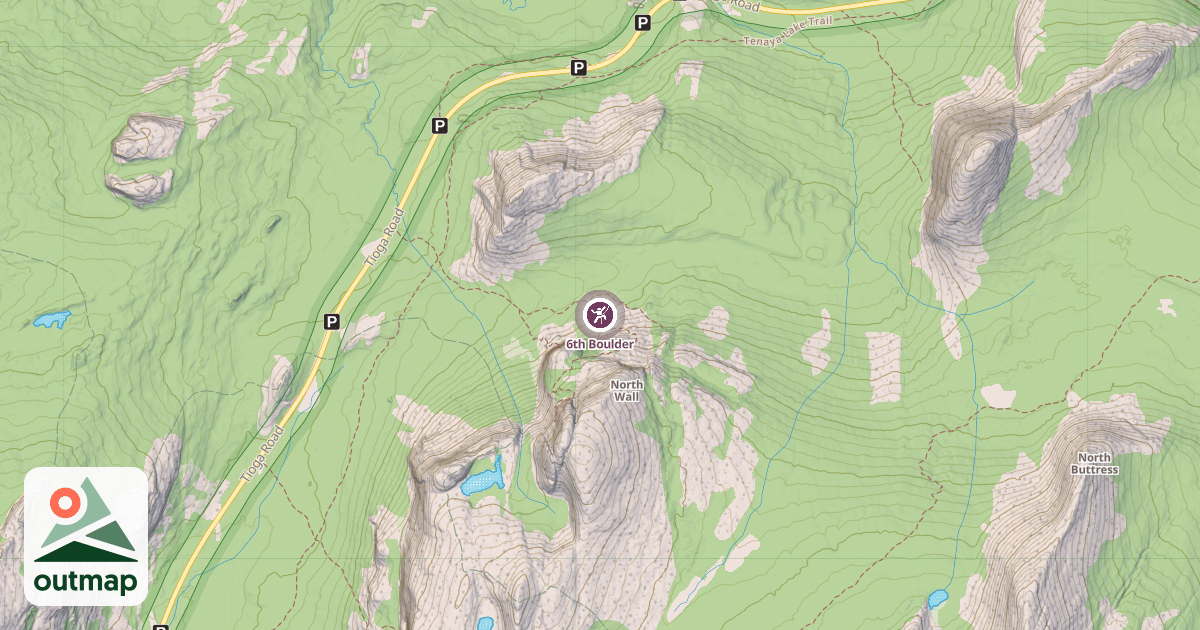 Map of 6th Boulder