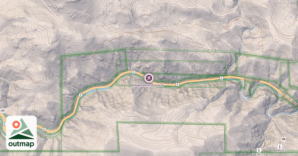 Map of Nightworm Pinnacle