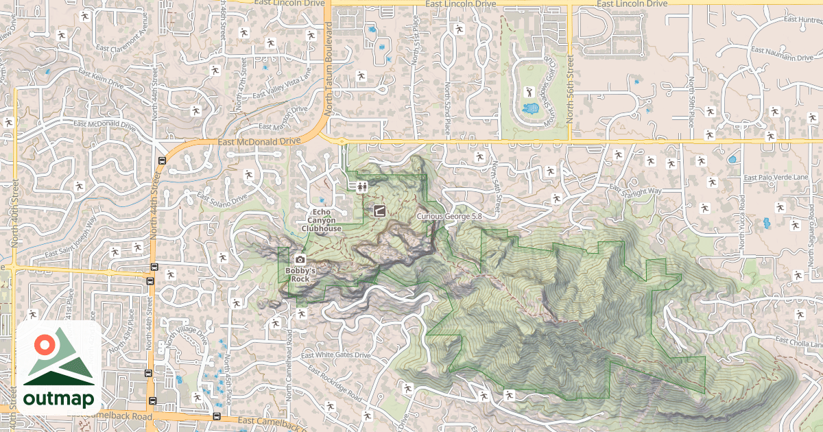 Map of Curious George