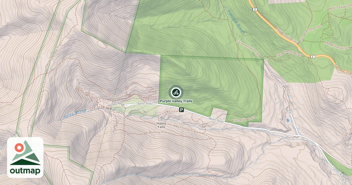Map of Purple Valley Trails