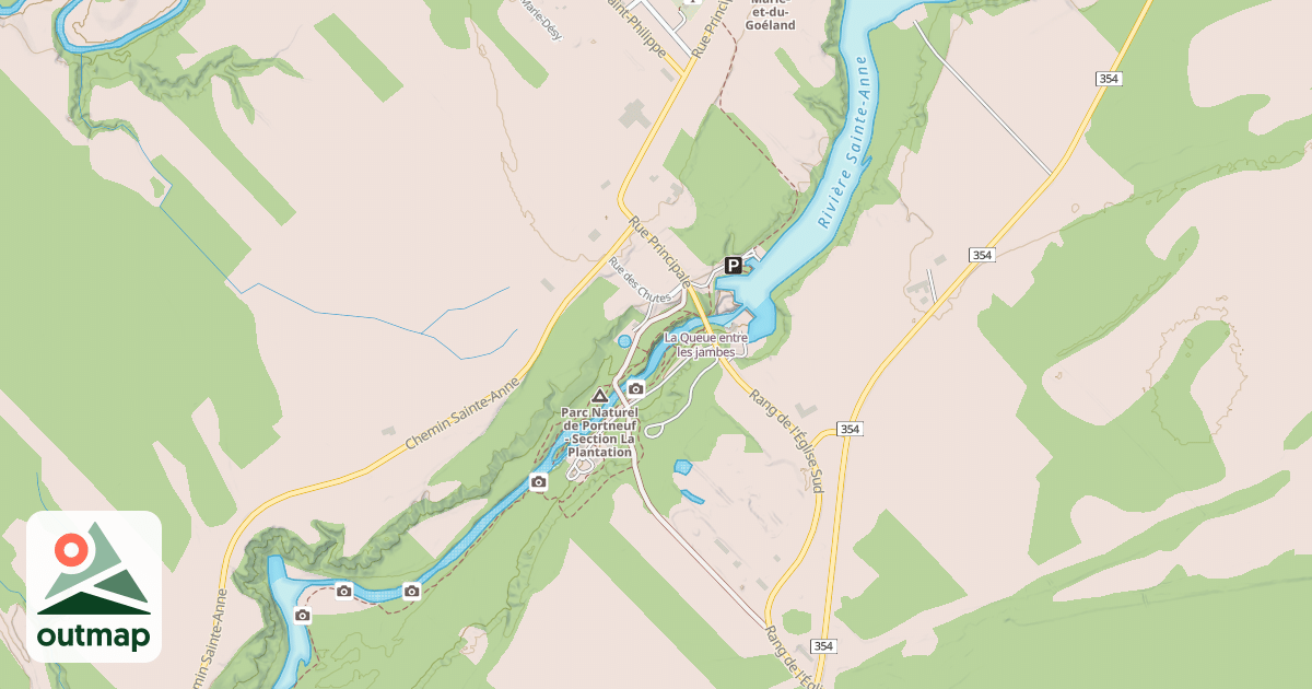 Map of La Queue entre les jambes