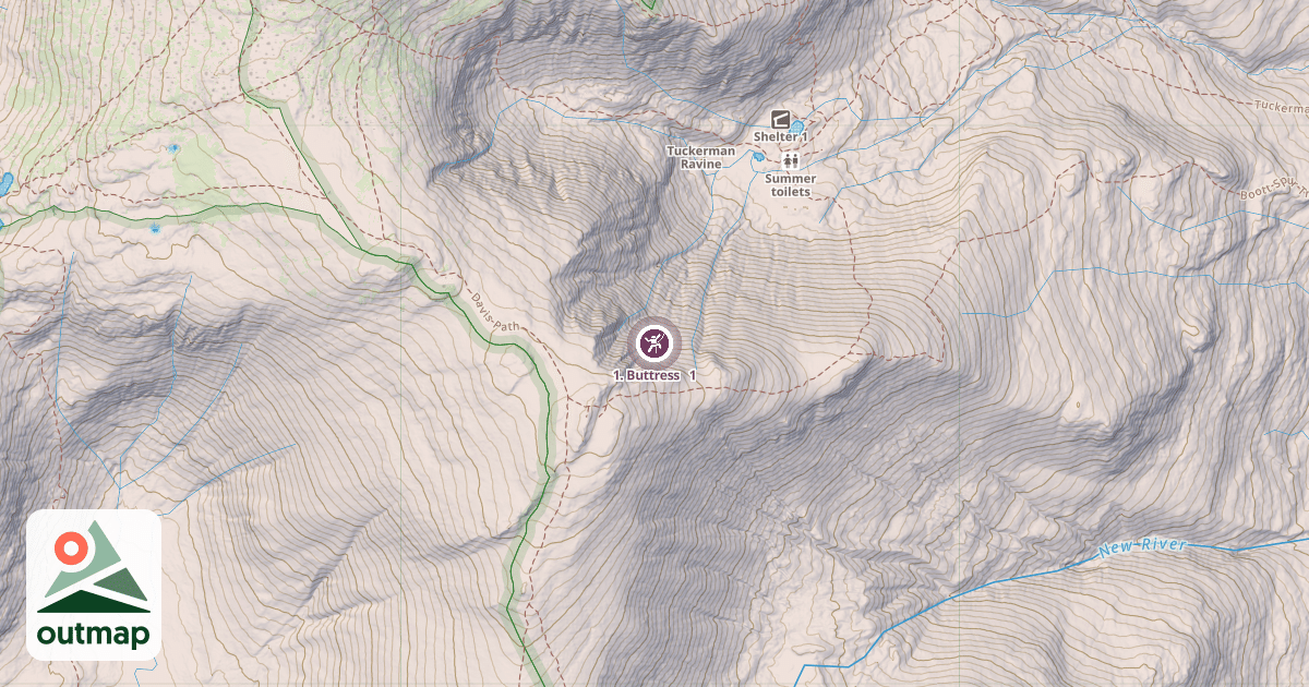 Map of 1. Buttress   1