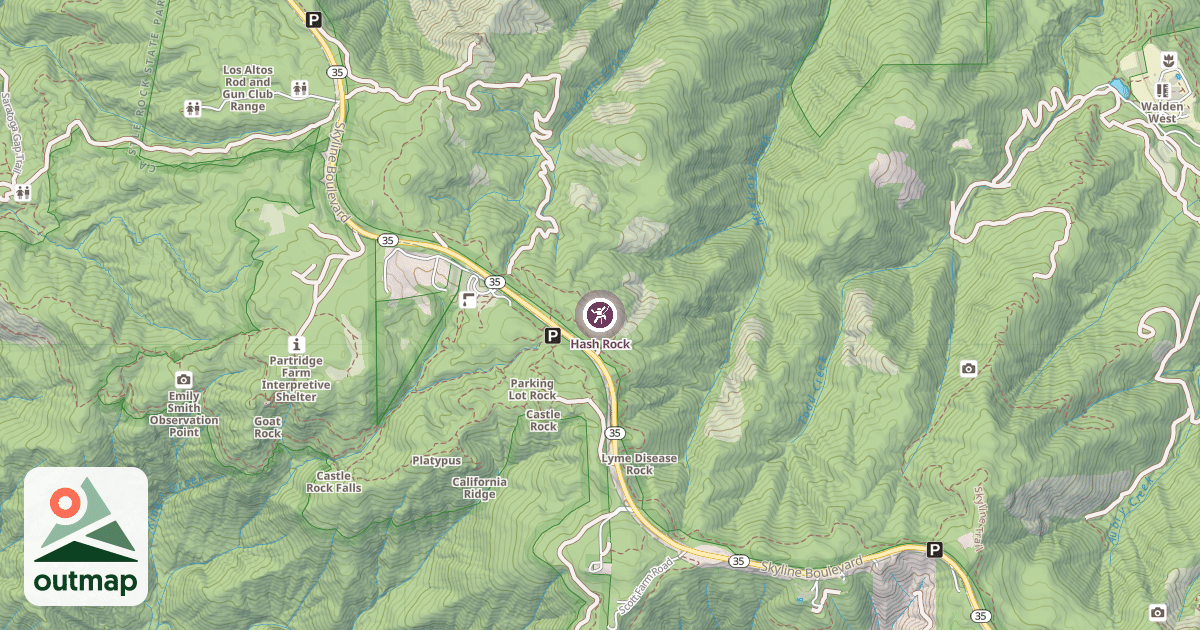 Map of Hash Rock