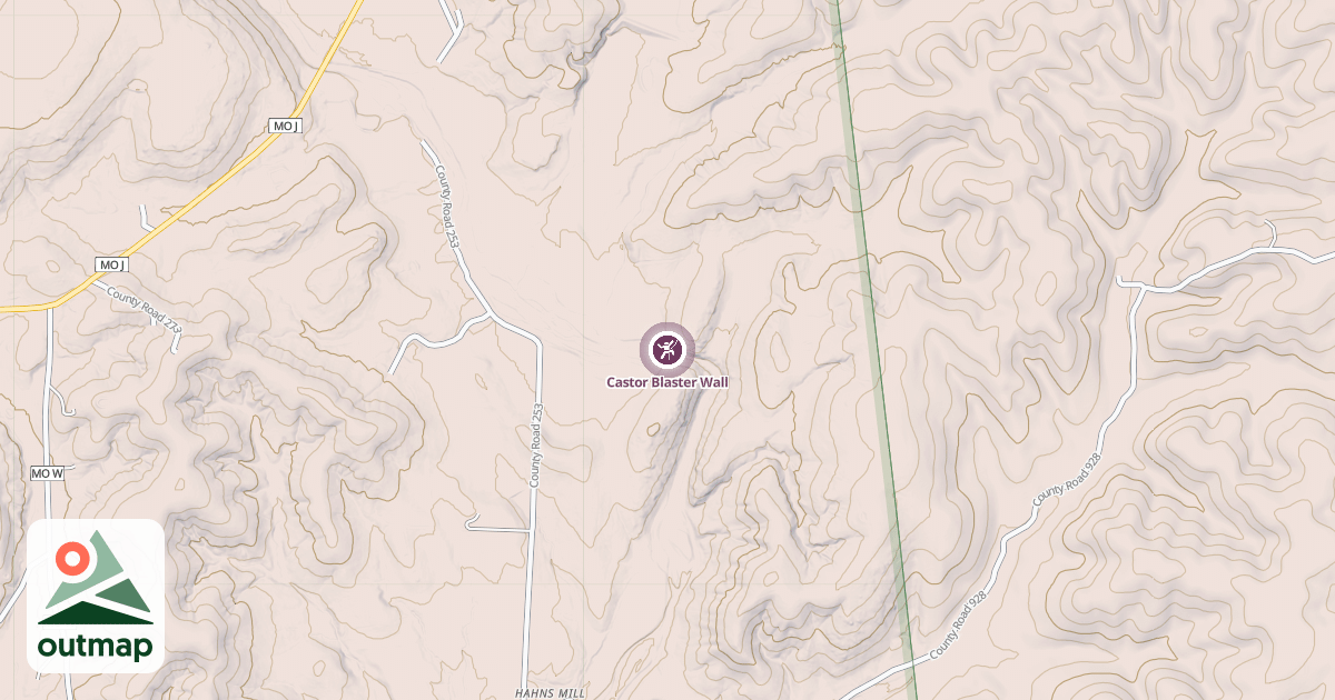 Map of Castor Blaster Wall