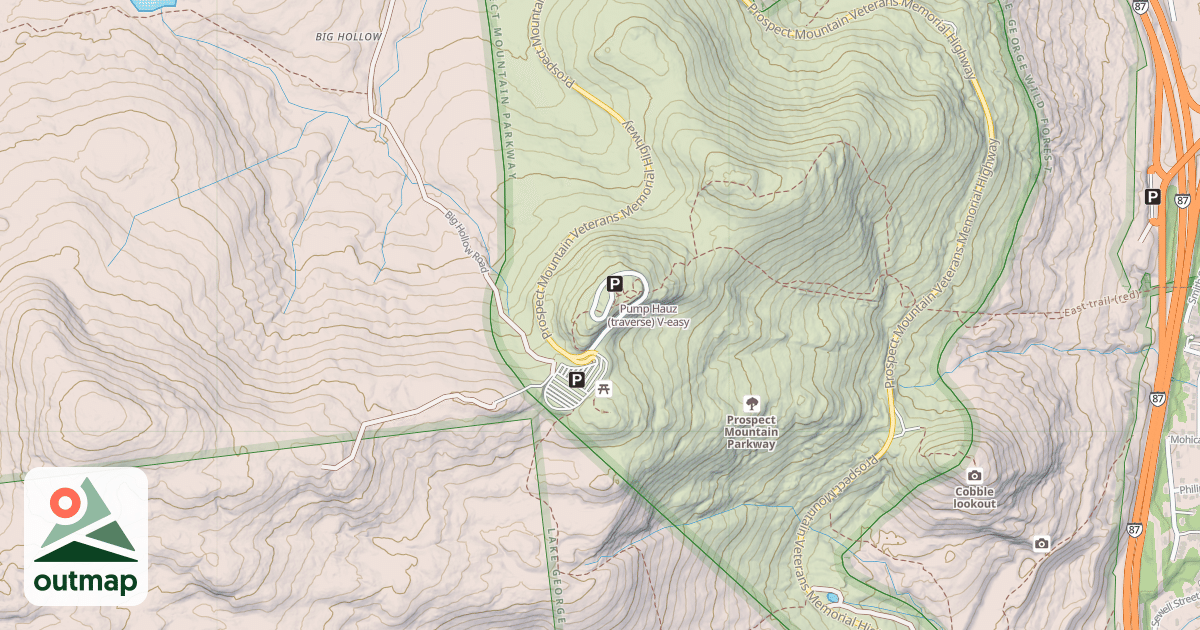 Map of Pump Hauz (traverse)