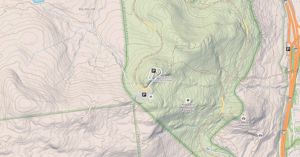 Map preview of Pump Hauz (traverse)