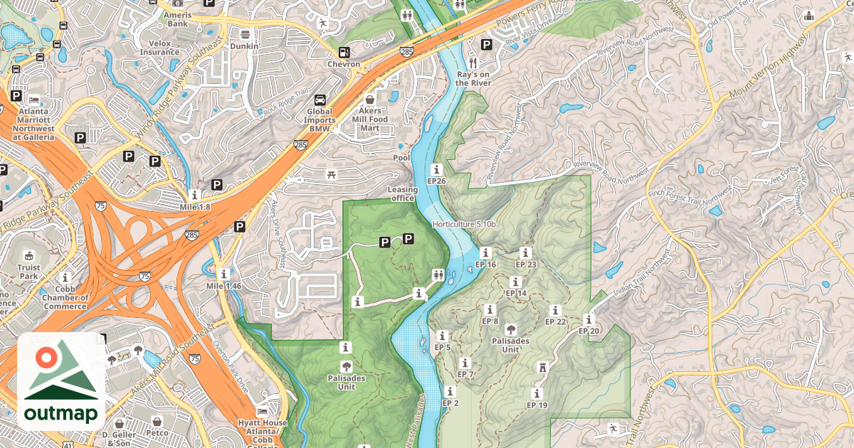 Map of Horticulture