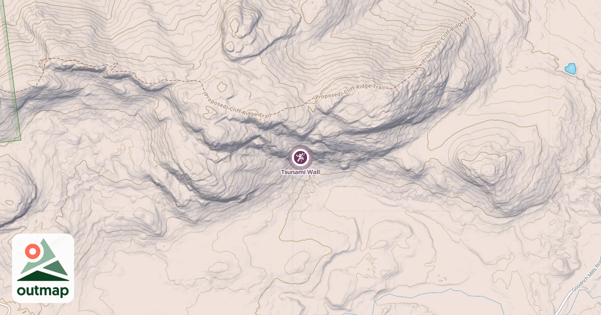 Map of Tsunami Wall