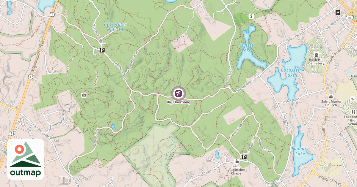 Map of Big Overhang