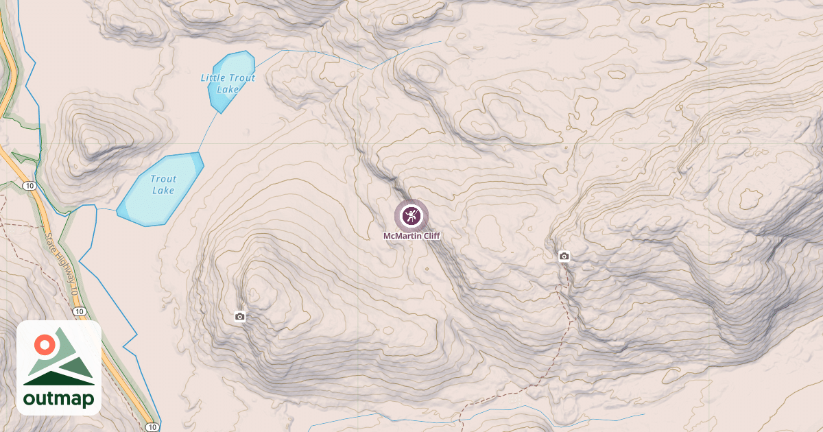 Map of McMartin Cliff