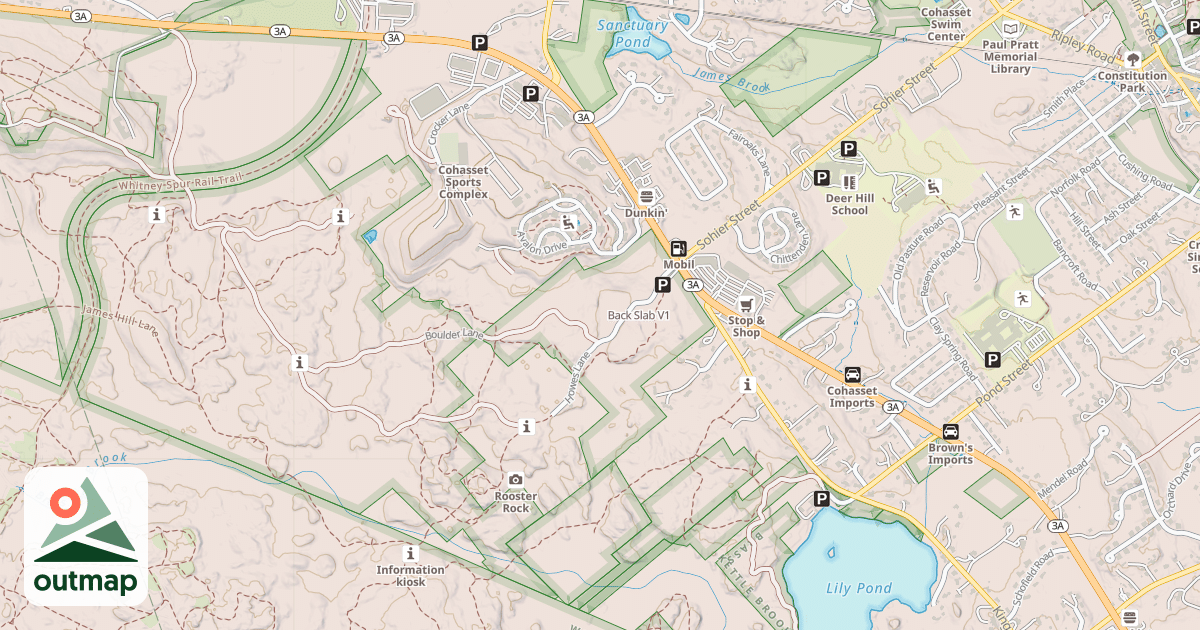 Map of Back Slab