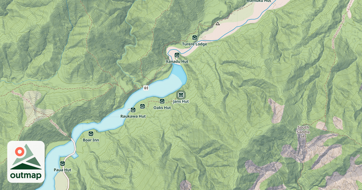 Map of Jans Hut