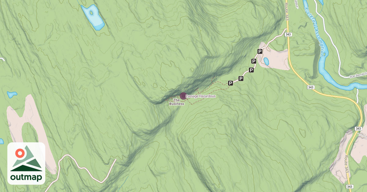 Map of Passage Hazardous