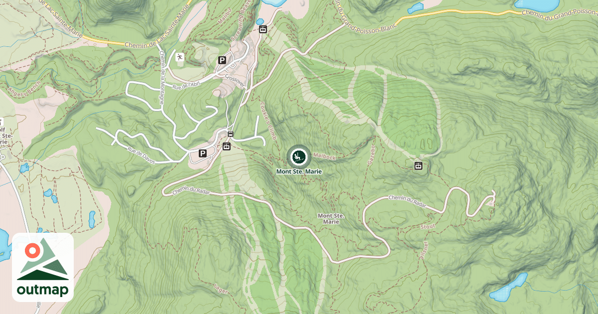 Map of Mont Ste. Marie