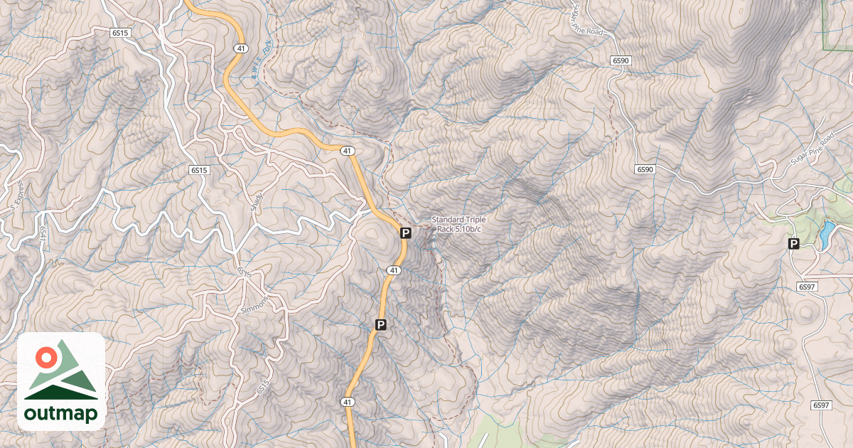 Map of Standard Triple Rack