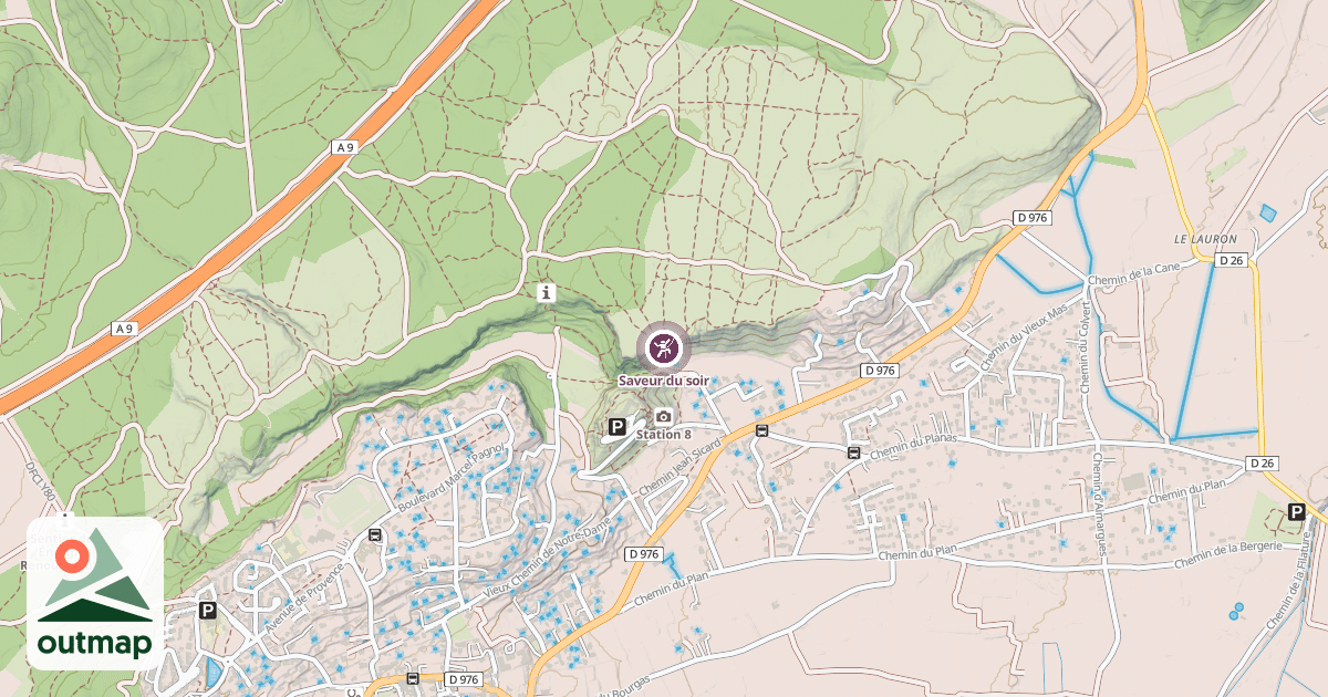 Map of Saveur du soir