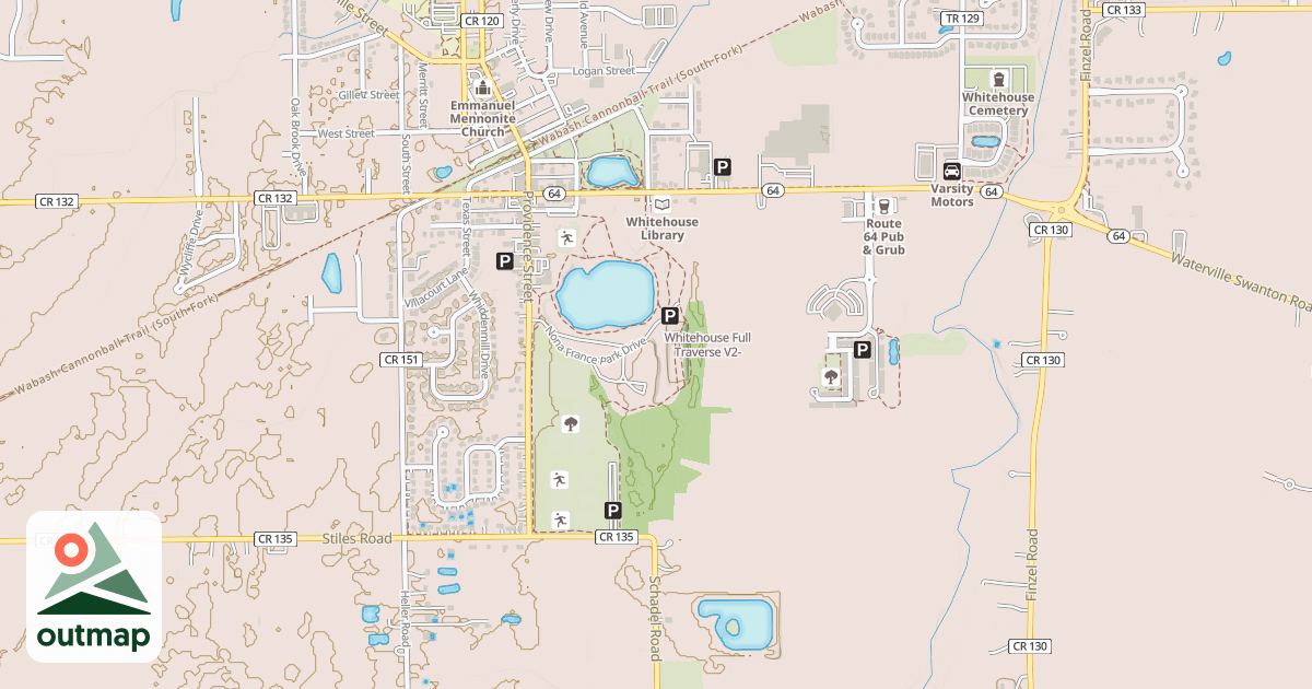 Map of Whitehouse Full Traverse