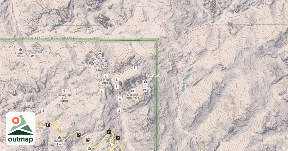 Map of Green Turtles