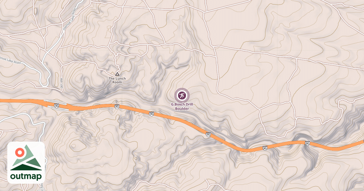 Map of G.Bosch Drill Boulder
