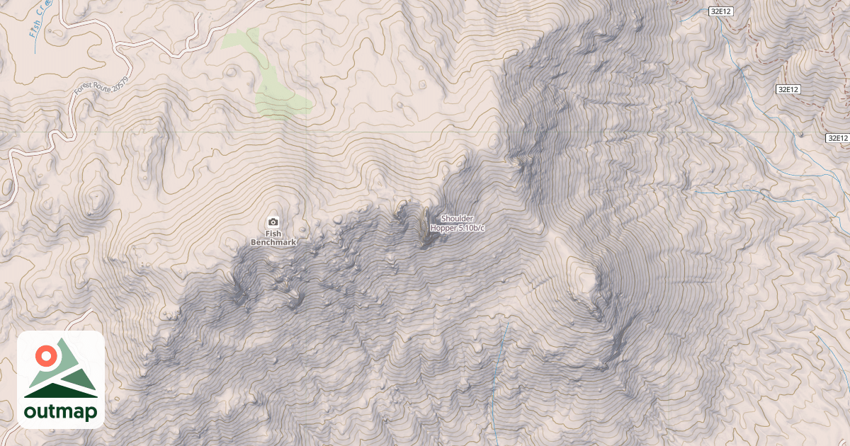Map of Shoulder Hopper