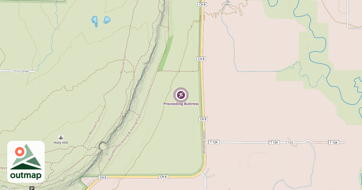 Map of Proceeding Buttress