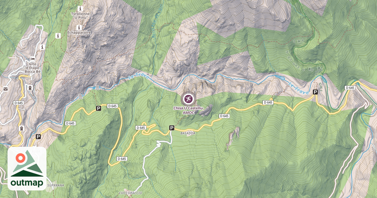Map of Chisà U Castellu- AMOC