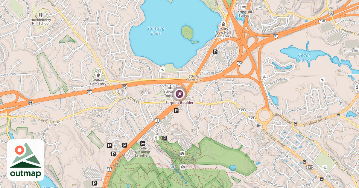 Map of Serpent Boulder