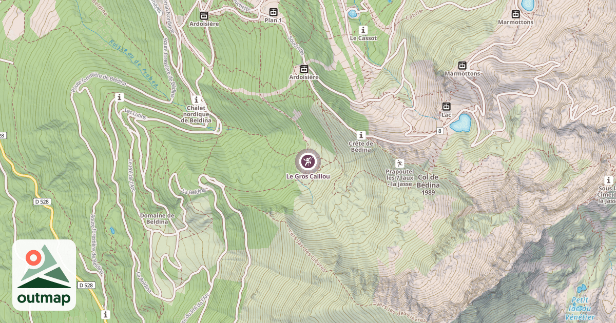 Map of Le Gros Caillou