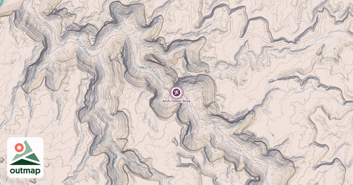 Map of Arch Tower Area