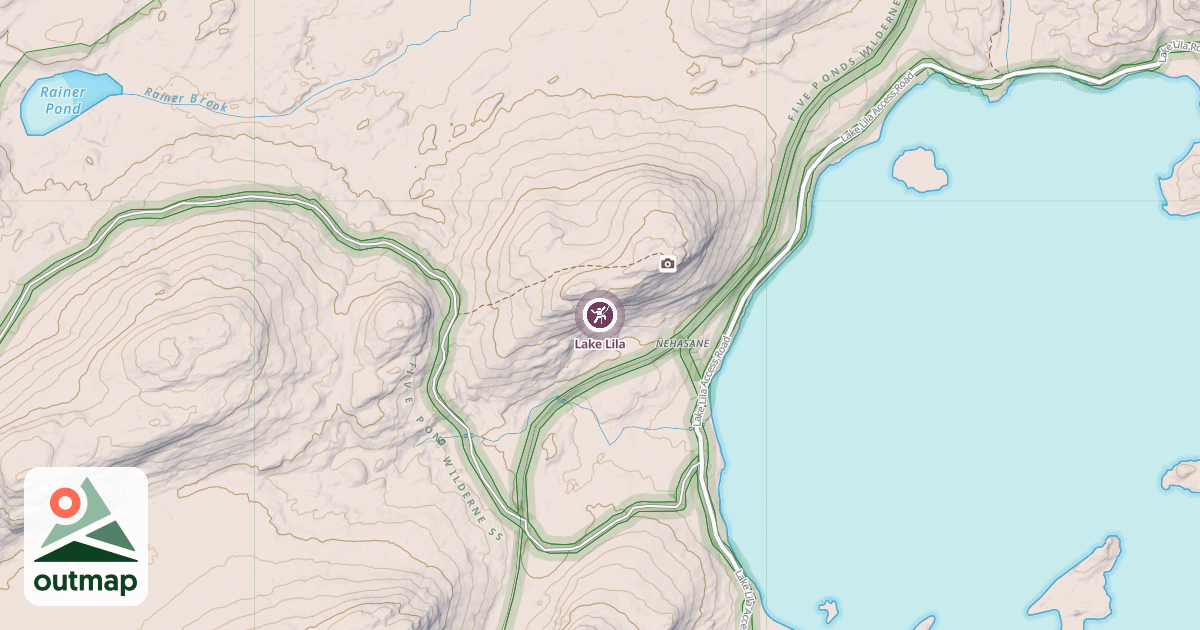 Map of Lake Lila