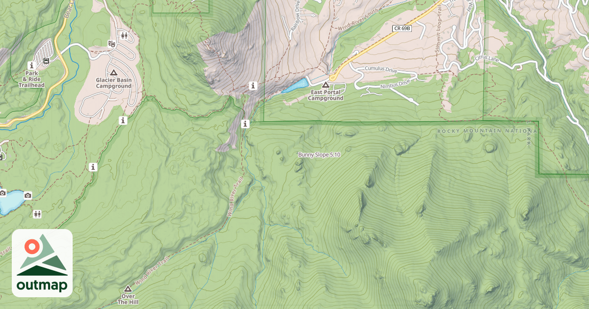 Map of Bunny Slope