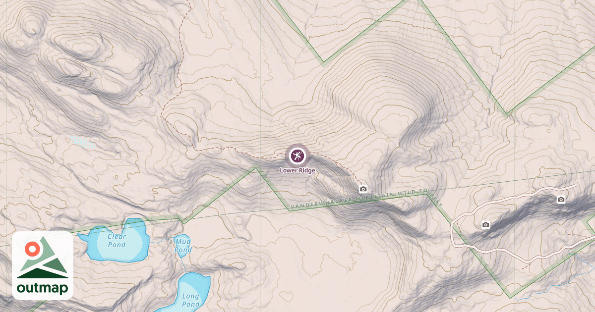 Map of Lower Ridge