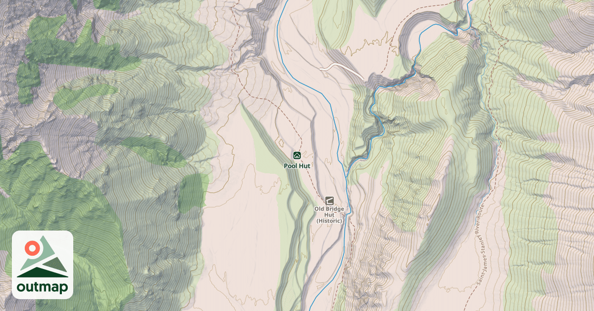 Map of Pool Hut