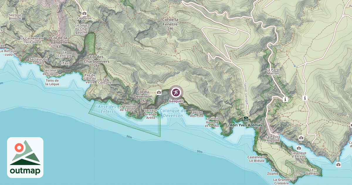 Map of Gasquet