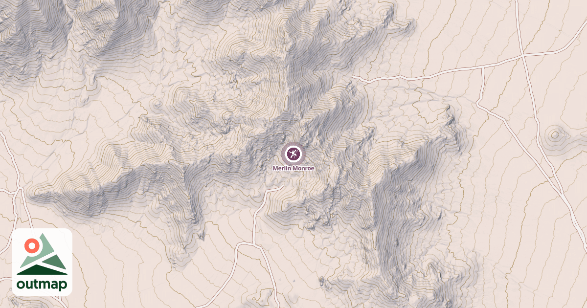 Map of Merlin Monroe