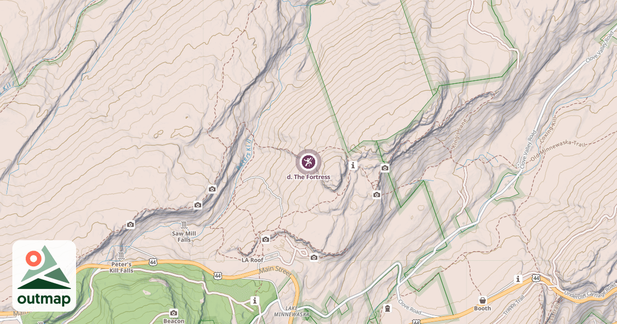Map of d. The Fortress