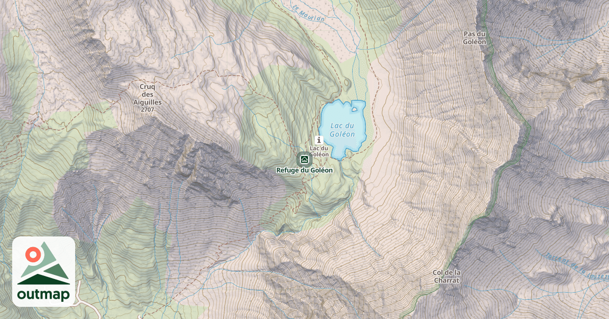 Map of Refuge du Goléon