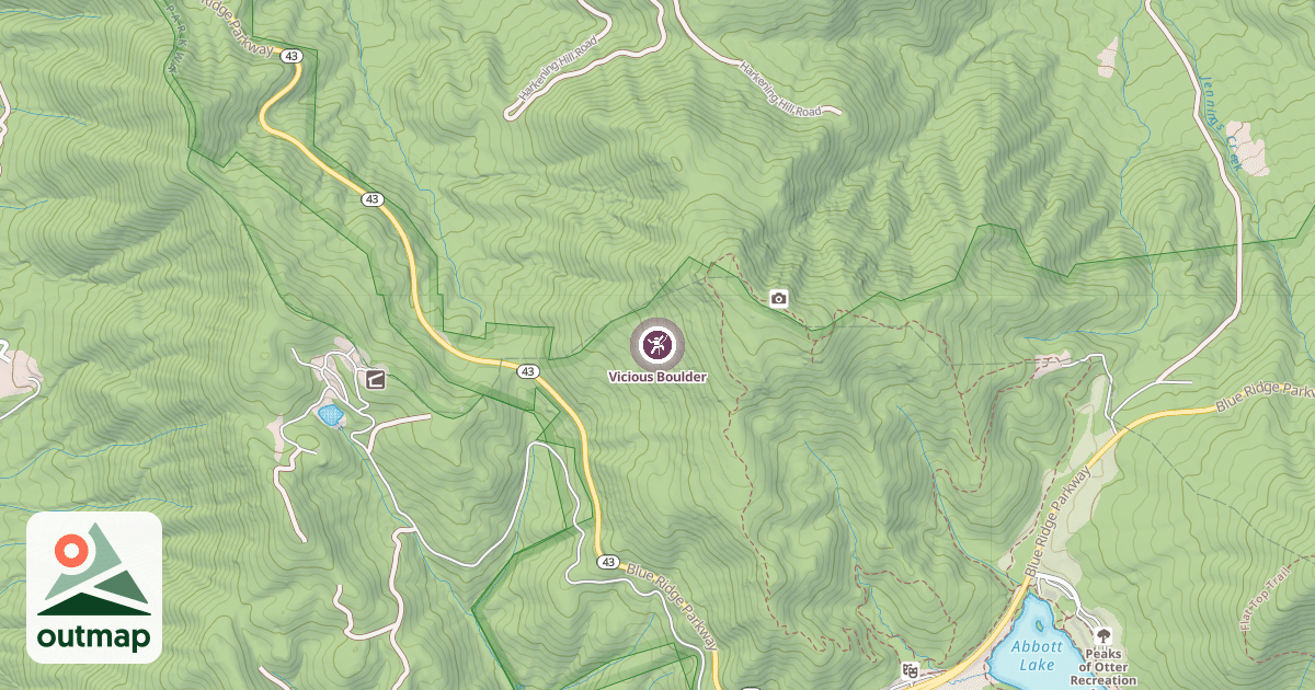 Map of Vicious Boulder