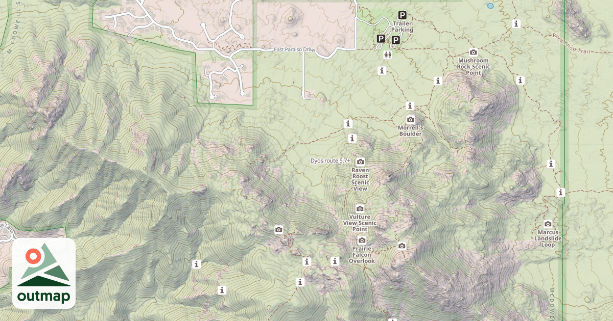 Map of Dyos route