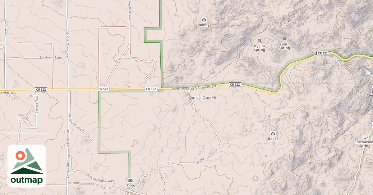Map of Corridor Crack