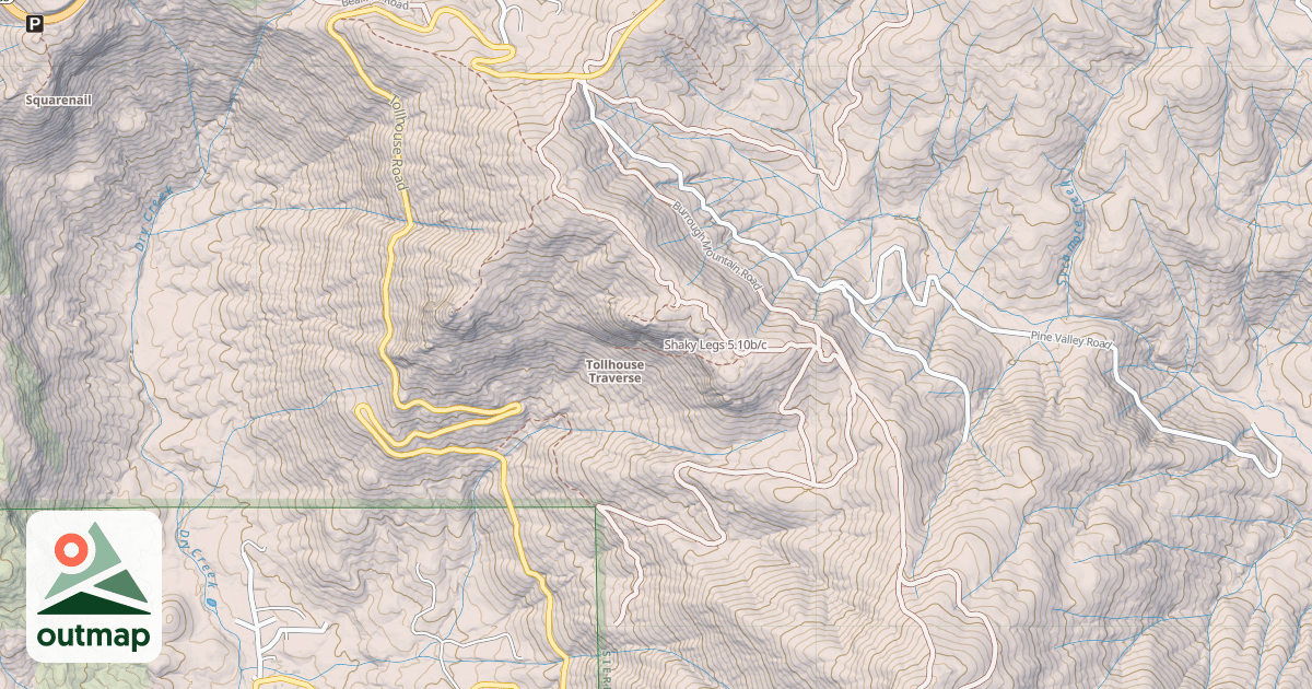 Map of Shaky Legs