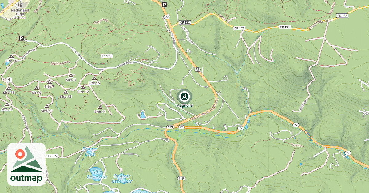 Map of Magnolia