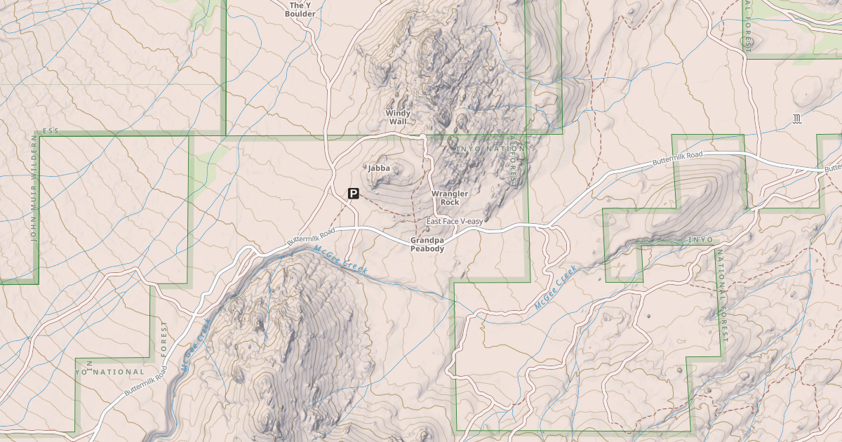 Map preview of East Face