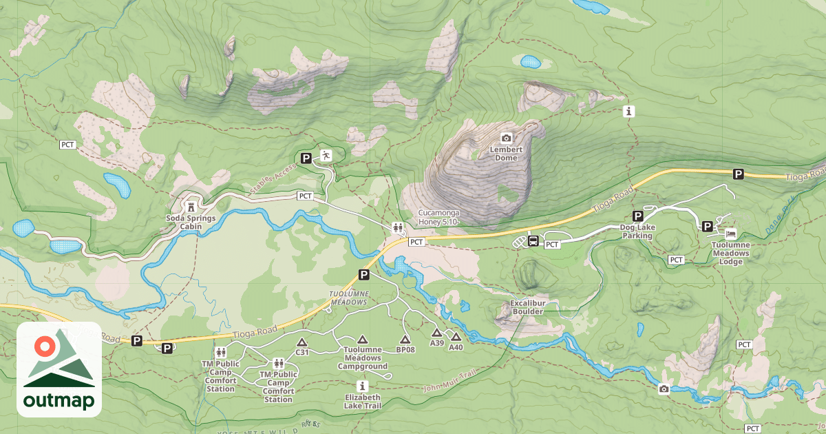Map of Cucamonga Honey
