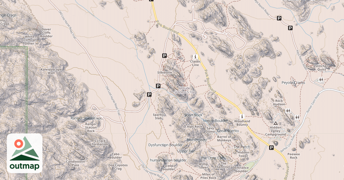 Map of Altitude Sickness
